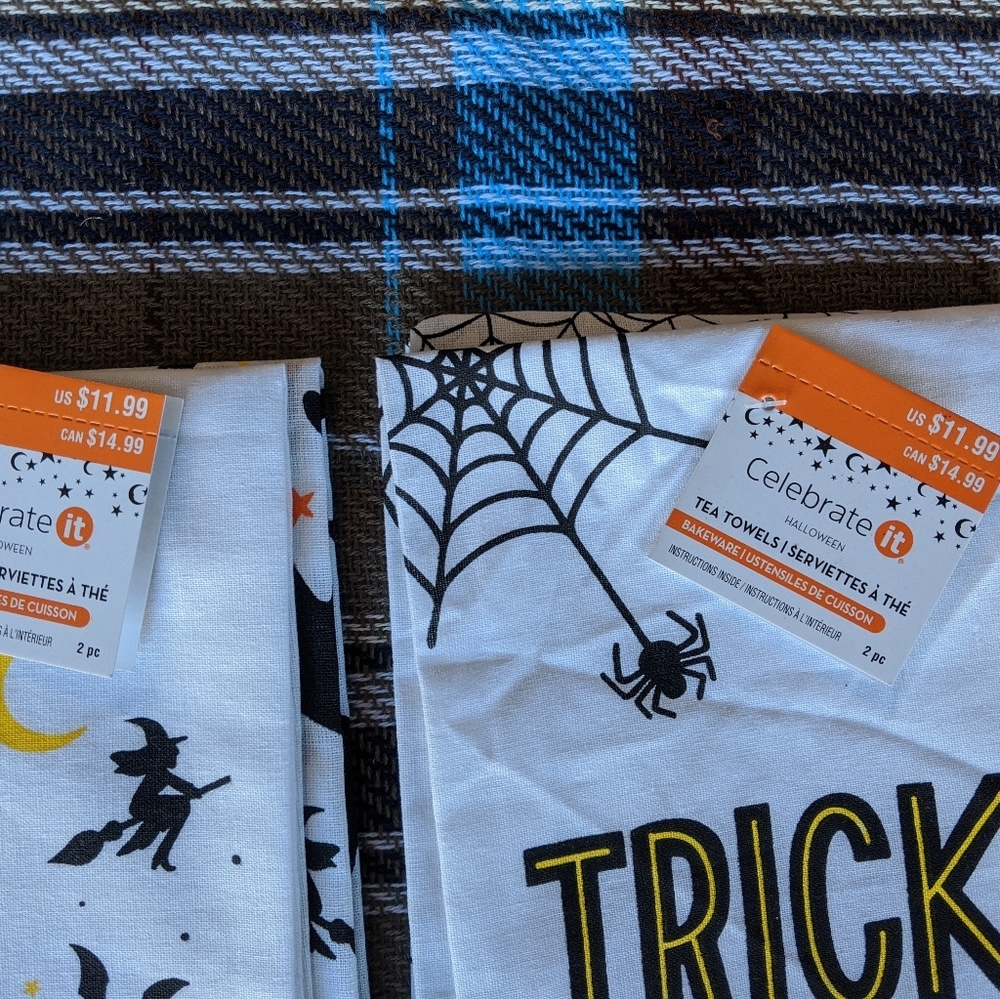 Cute Halloween Tea Towels Trick or Treat - Picture 5 of 8
